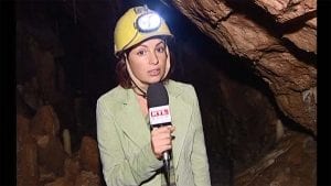 Kortoczó Ágnes az RTL klub riportereként.