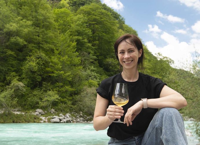 Ógl Mária sommelier. Fotó: Molnár Anikó.