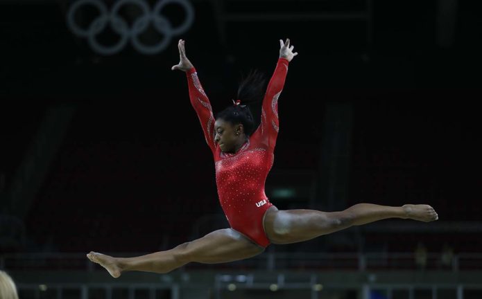 Simone Biles Rióban.