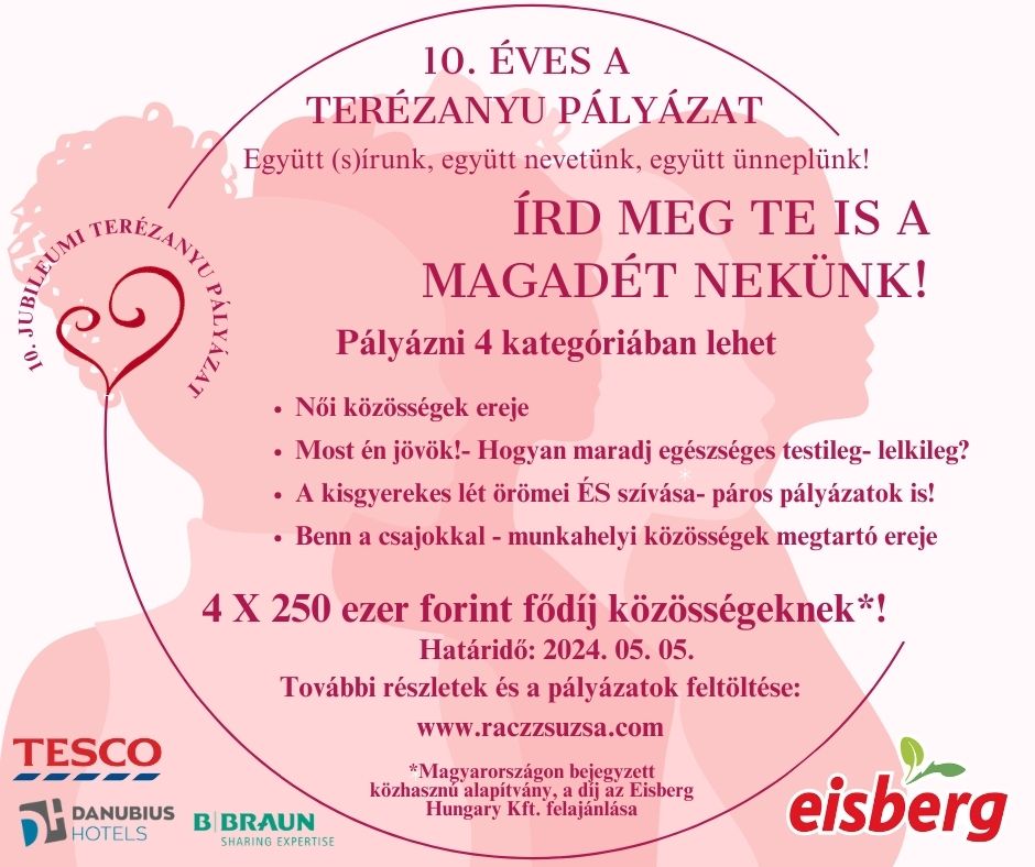 Terézanyu pályázat felhívás