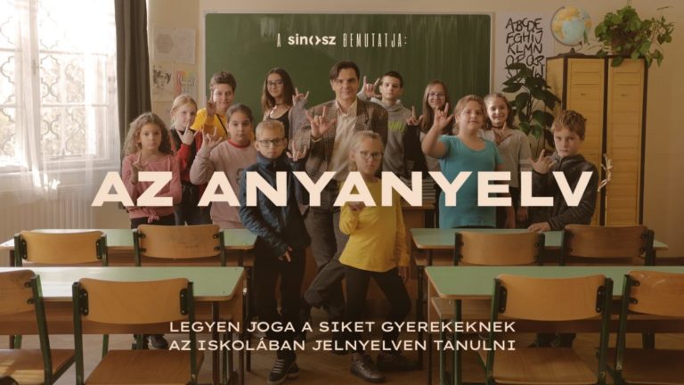 sinosz- jelnyelv kampány gyerekek